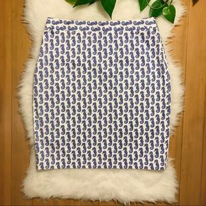🌺HP🌺 “346” Brooks Brothers Seahorse Pencil Skirt